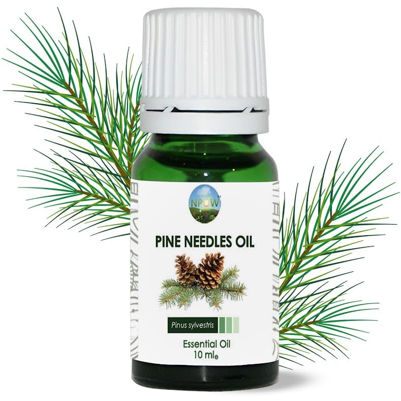 NPOW Pine Needle Essential Oil - Pines Needle Oils Pine Tree Essential Oils Diffuser Pure Essentials Oil for Candle Scents - 10ml