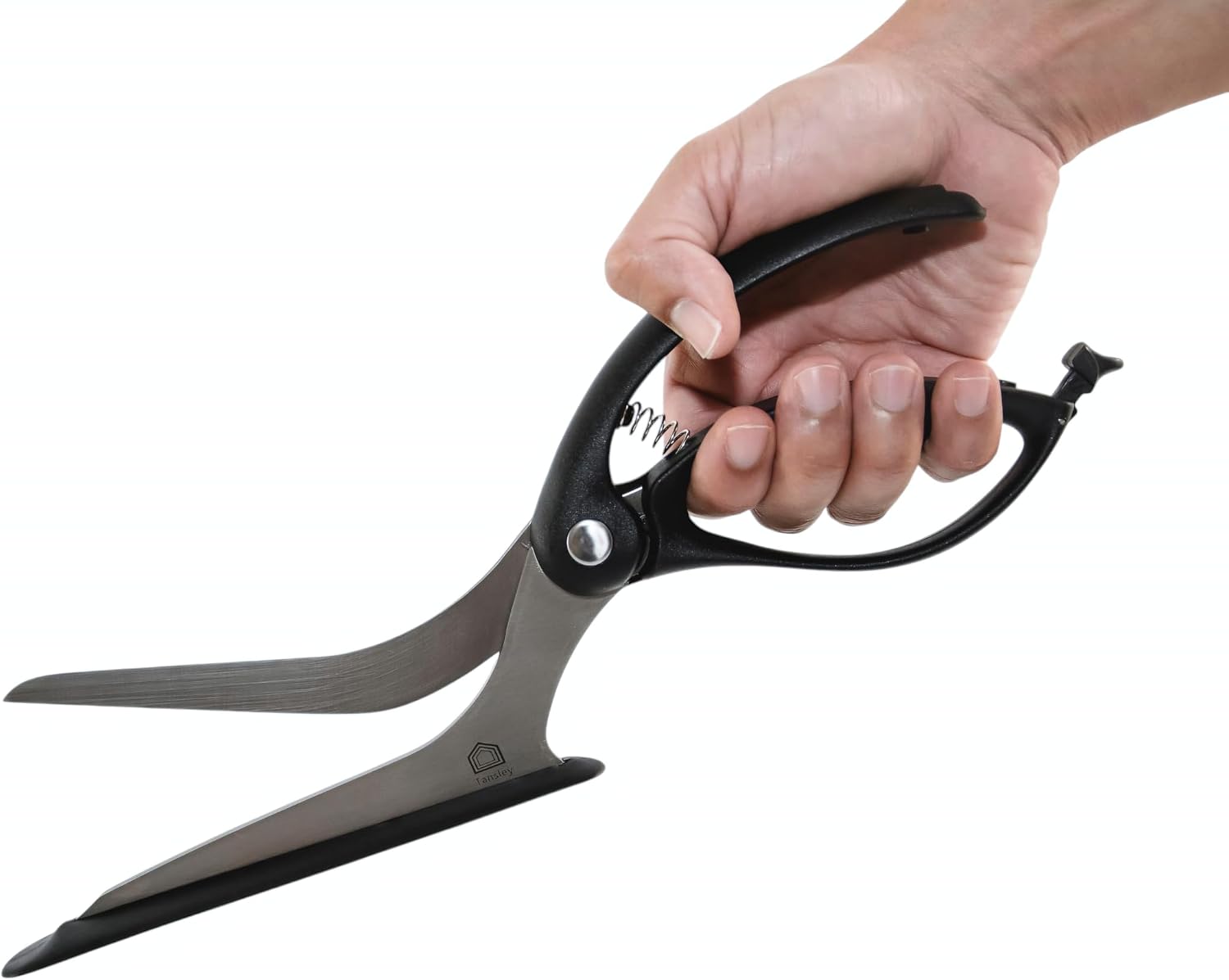 Premium Pizza Scissors Cutter with Non-Stick Stainless Steel Blades – Mess-Free Pizza Cutter & Server with Ergonomic Grip
