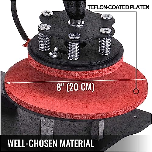 Heat Press 360 Degree Swing Away Heat Press Machine 8" miniatura 4