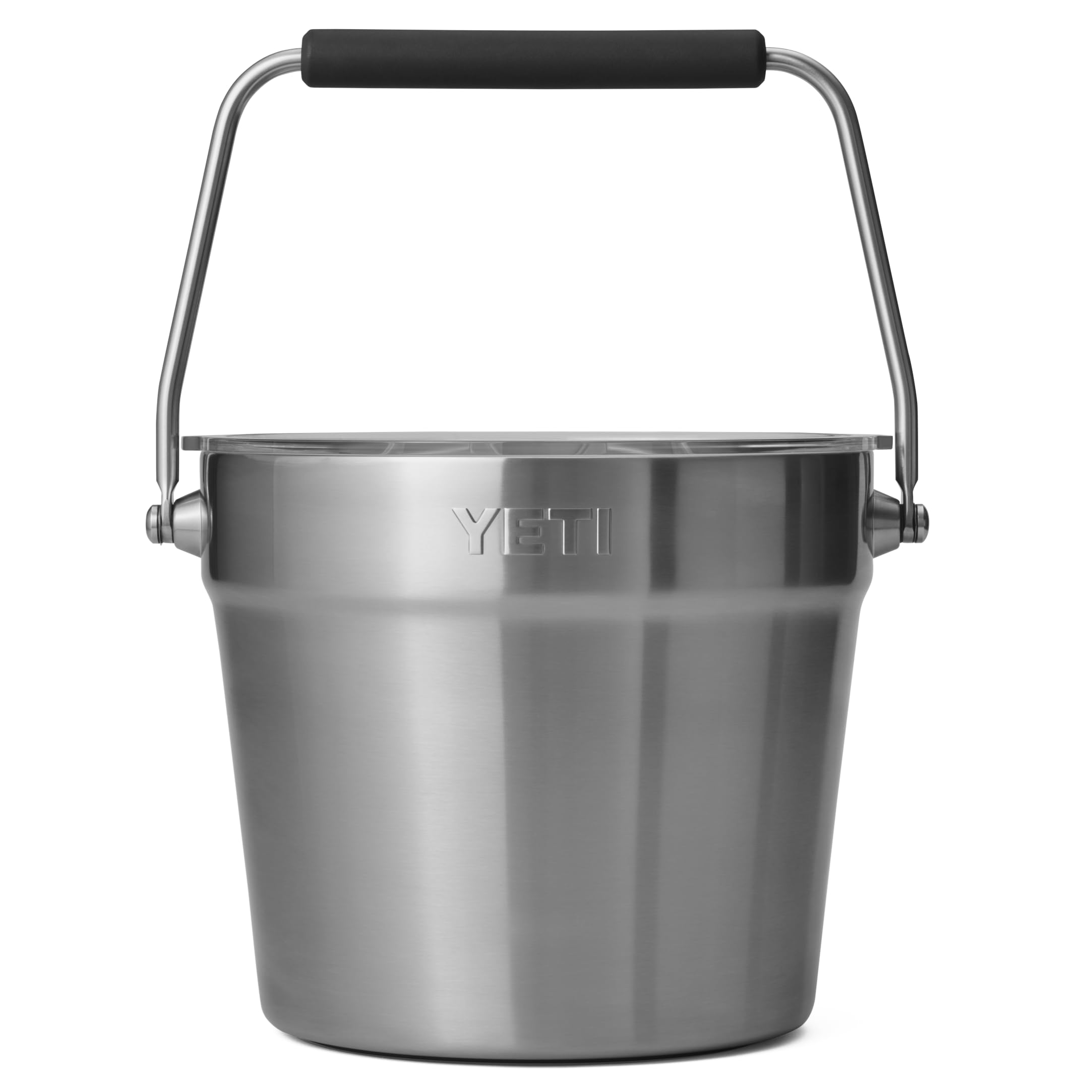 YETI Rambler - Secchio per bevande a doppia parete, con coperchio, in acciaio inox, 7,6 l
