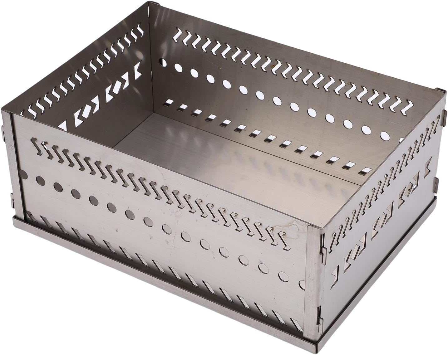 Sauna Stone Basket Holder, Stainless Steel Sauna Rocks Stone Stand, Charcoal Firebox Basket Grill for Charcoal Wood Burning Stove (SL 300)