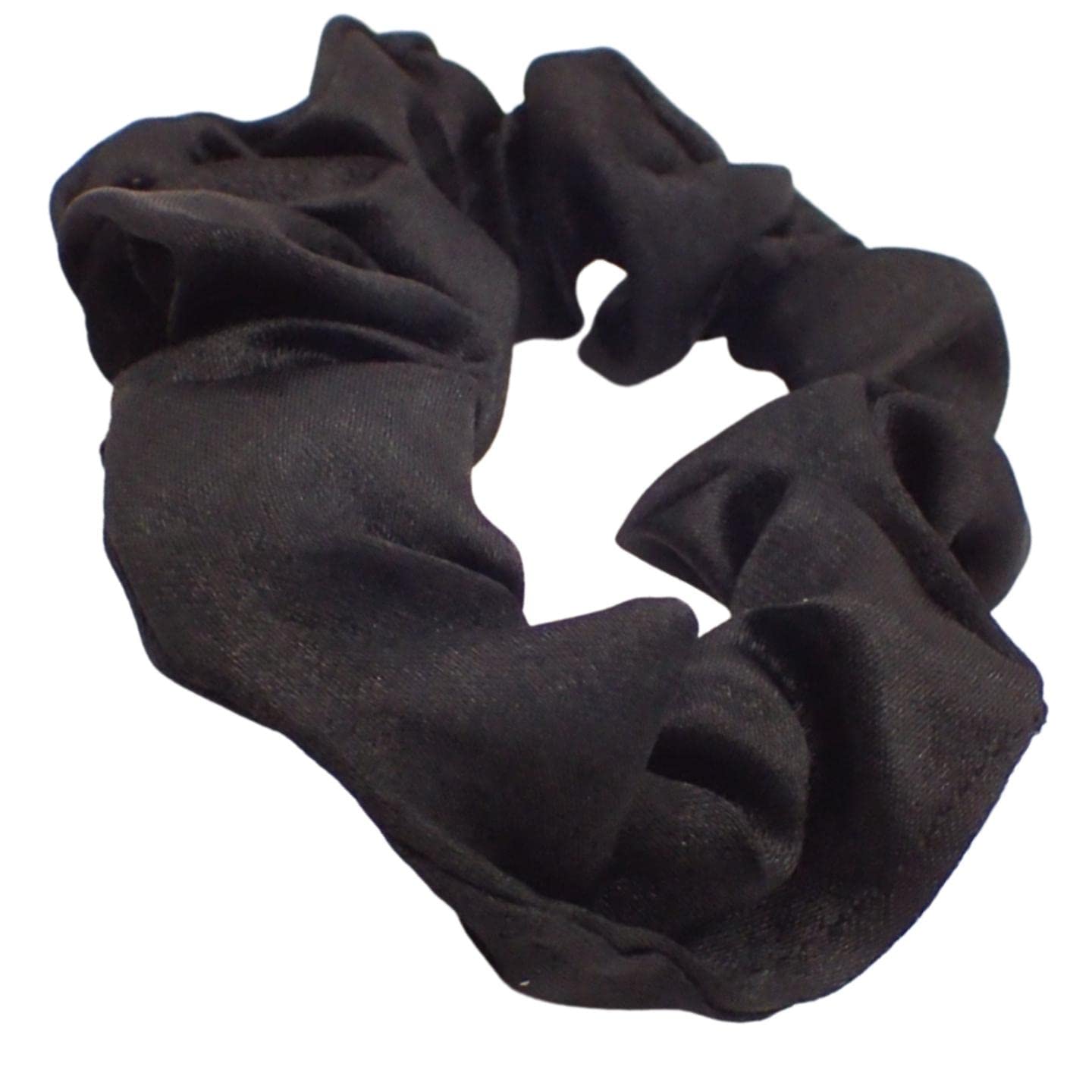 Topkids Accessories 3pcs Satin Scrunchies for Girls & Women, Cute Coloured Hair Bobbles - Image 3