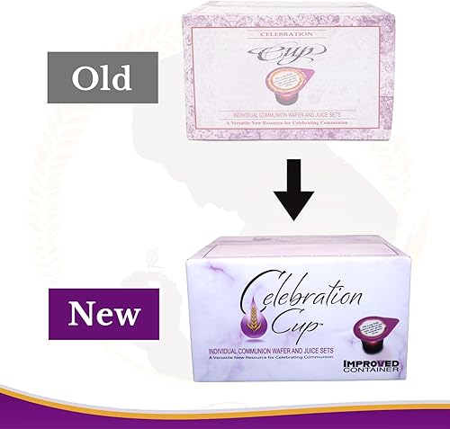 Miniatura 2 de Taza para celebración hostias y vasos prellenados con jugo 100 unidades