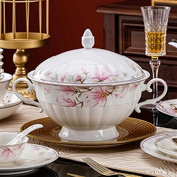 Home Combination Bone Porcelain Tableware Ceramic Set