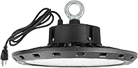 Vista 9 de Q QINGCHEN Luz LED UFO de 200 W de alta bahía de 5000 K, luz blanca diurna blanca con certificación ETL, accesorios de iluminación LED de almacén