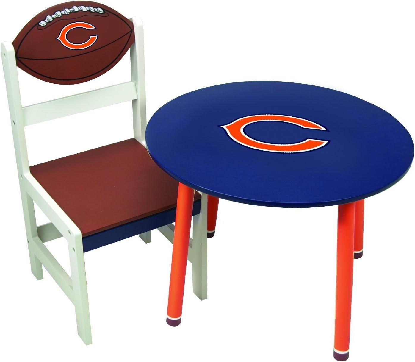 Chicago Bears Wooden Team Chair Sports Fan Furniture