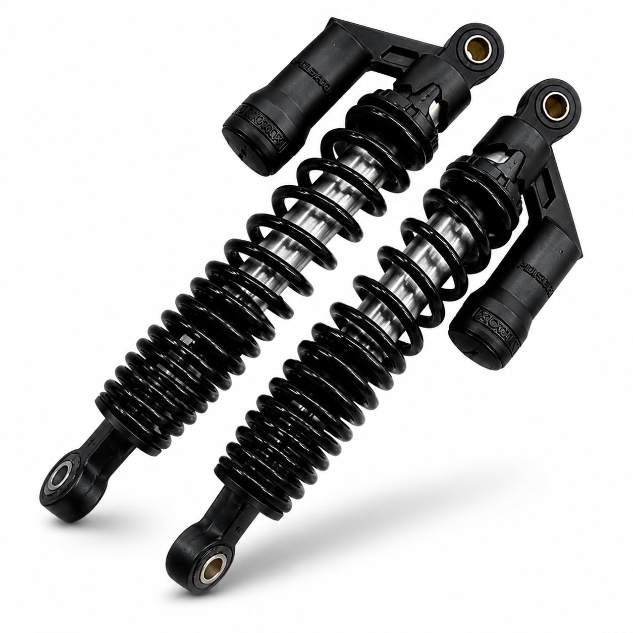 Rear Shock Absorber Set Compatible with Bajaj Pulsar 150 Motorcycle | Rear Suspension Shocker Replacement Part | Black Color | Set of 2 for Bike Maintenance-picture-30