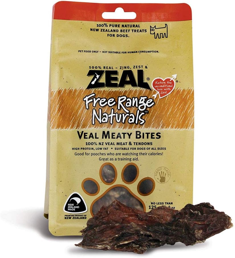 Kiwi Pet Foods Veal Cubes Zeal All Natural Dog Treats, 100Gm