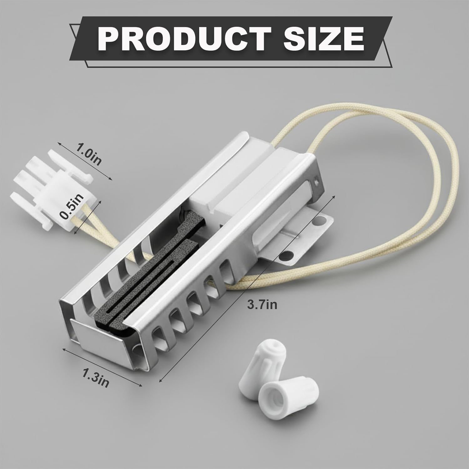 DG94-00520A Oven Igniter Replacement for Samsung NX58J5600SG NX58R5601SS NX60A6311SS NX58J5600SS NX58R5600SG, Replaces DG94-01441A DG94-00520A, Rapid Heat Up Silicon Carbide Flat Igniter for Gas Stove