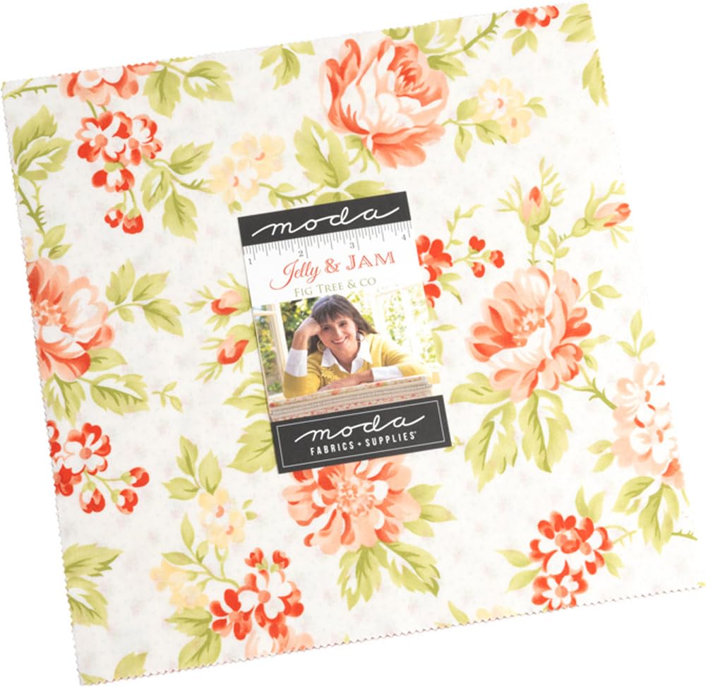Moda Fabrics Assorted Jelly & Jam Layer Cake®, 42-10"" Precut Fabric Quilt Squares By Joanna Figueroa