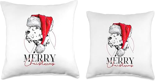 Miniatura 3 de Wilsigns Dogo Argentino Christmas Funny Santa Dogo Argentino Merry Christmas mom Dog Throw Pillow 16x16 Multicolor