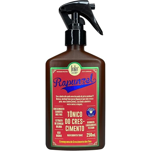 Tônico de crescimento Rapunzel, Lola Cosmetics