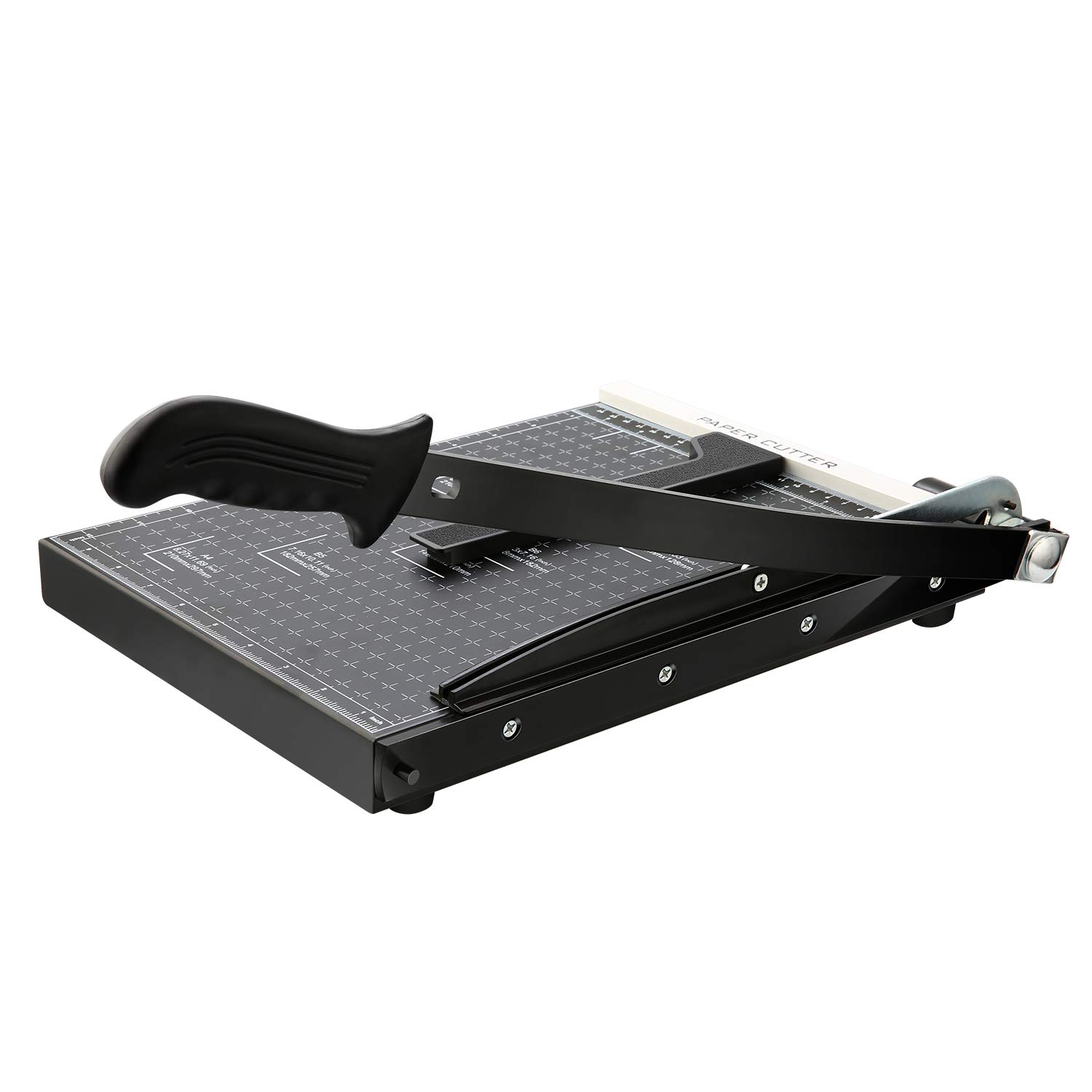 Massicot avec base en métal de 30,5 cm - Format A4 - Pour la maison et le bureau - Capacité de 10 feuilles