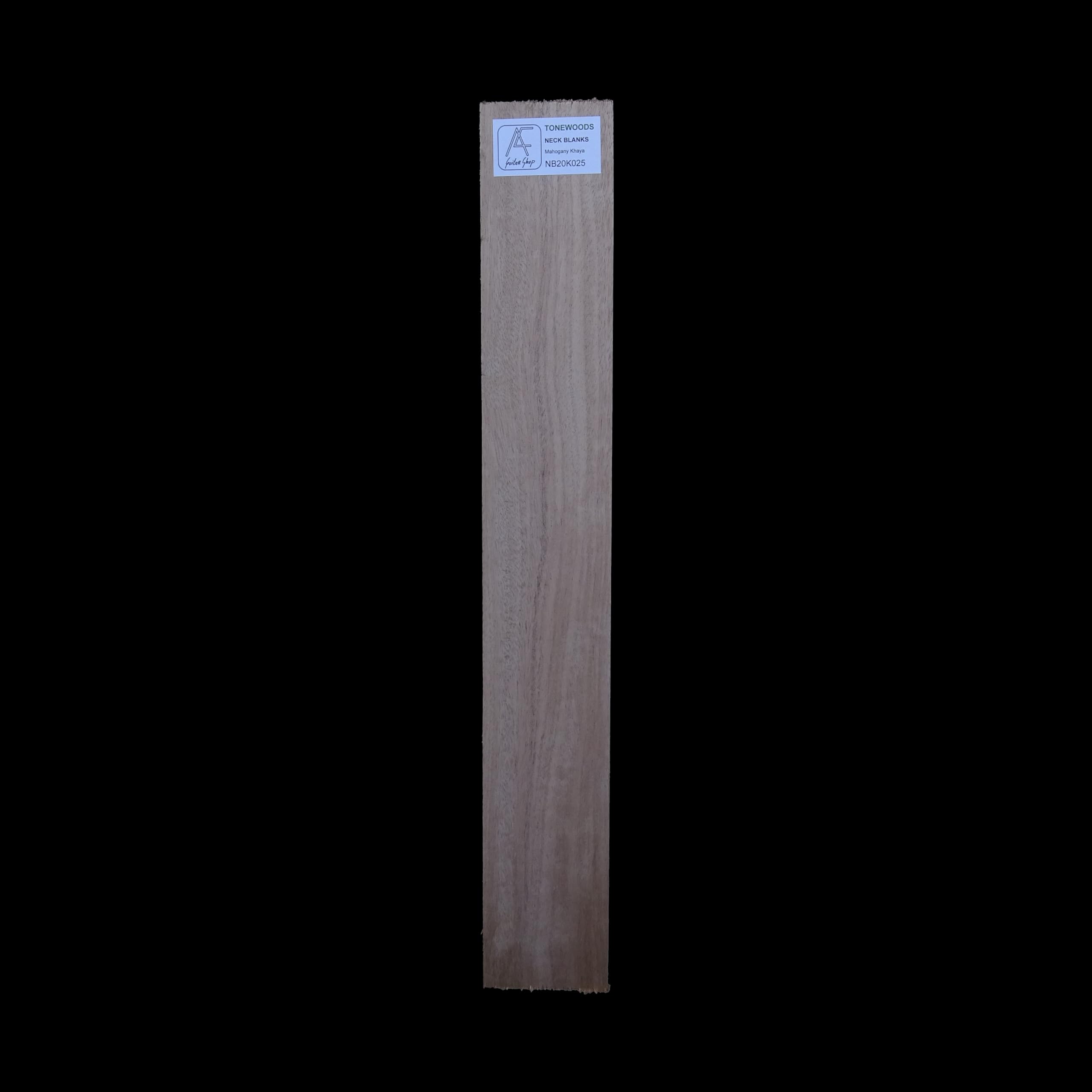 Manche acajou Khaya NB20K025 bois de lutherie guitare 20 mm