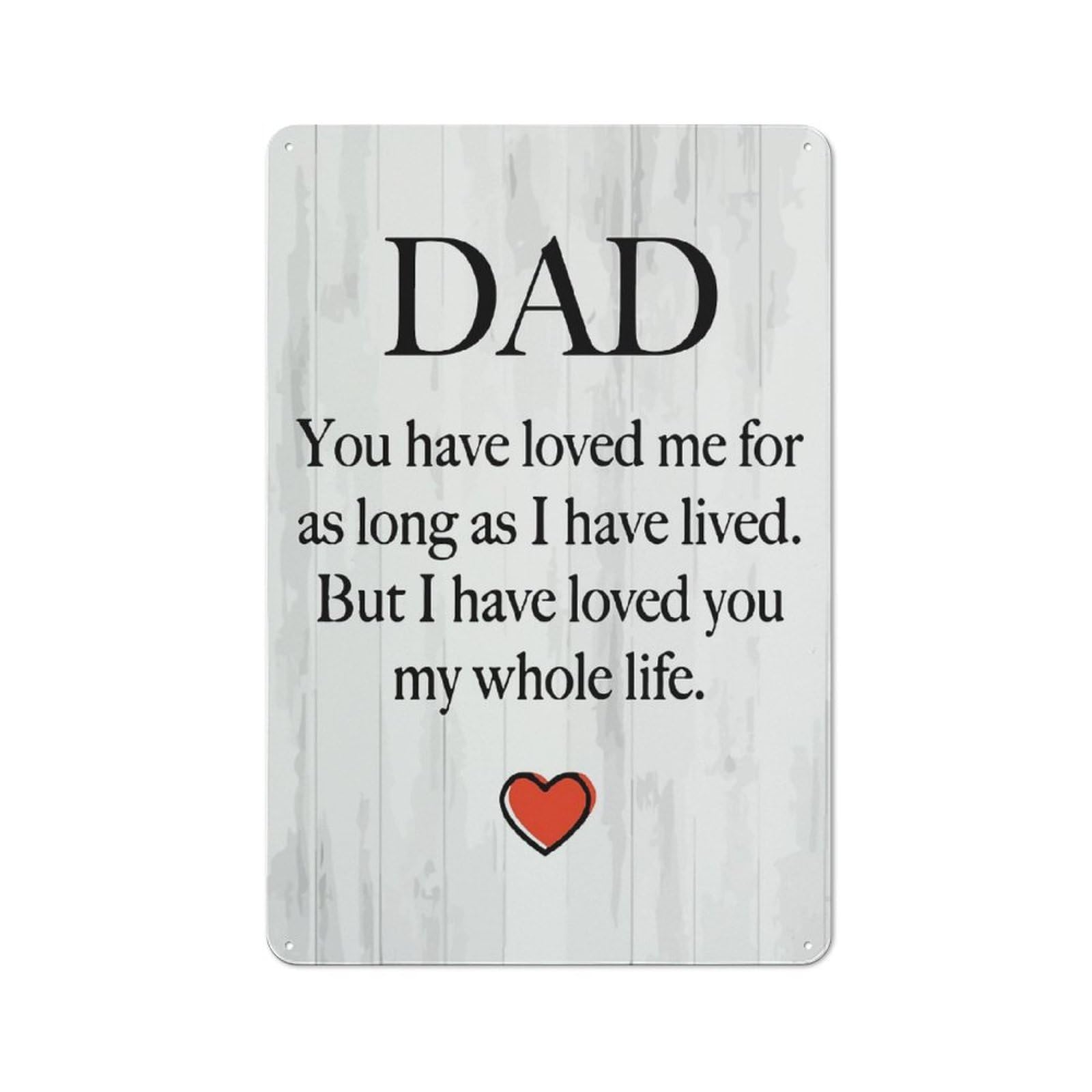 Junmoney Style Dad Definition Rustic Metal Plaque 30X20cm For Café Or Restaurant, Wall Decor For People Reorganising Café And Restaurant