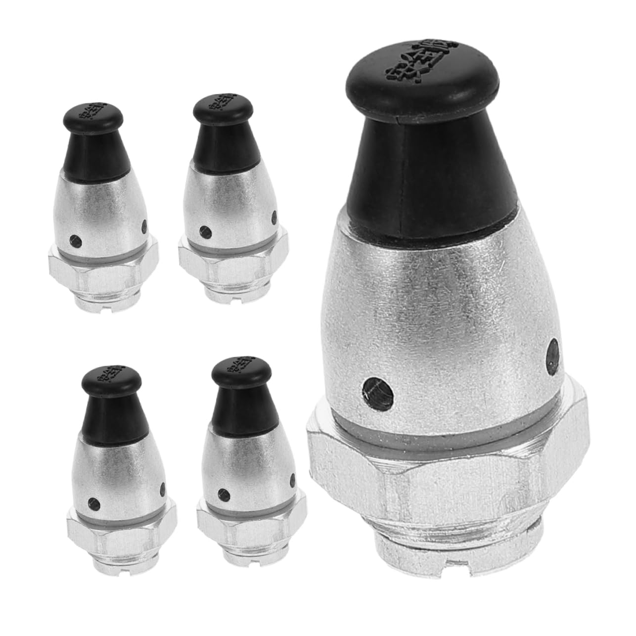 SHINEOFI 5pcs Pressure Cooker Relief Valve Set Pressure Limiting Exhaust Valve for Safe Cooking Durable Replacement Parts