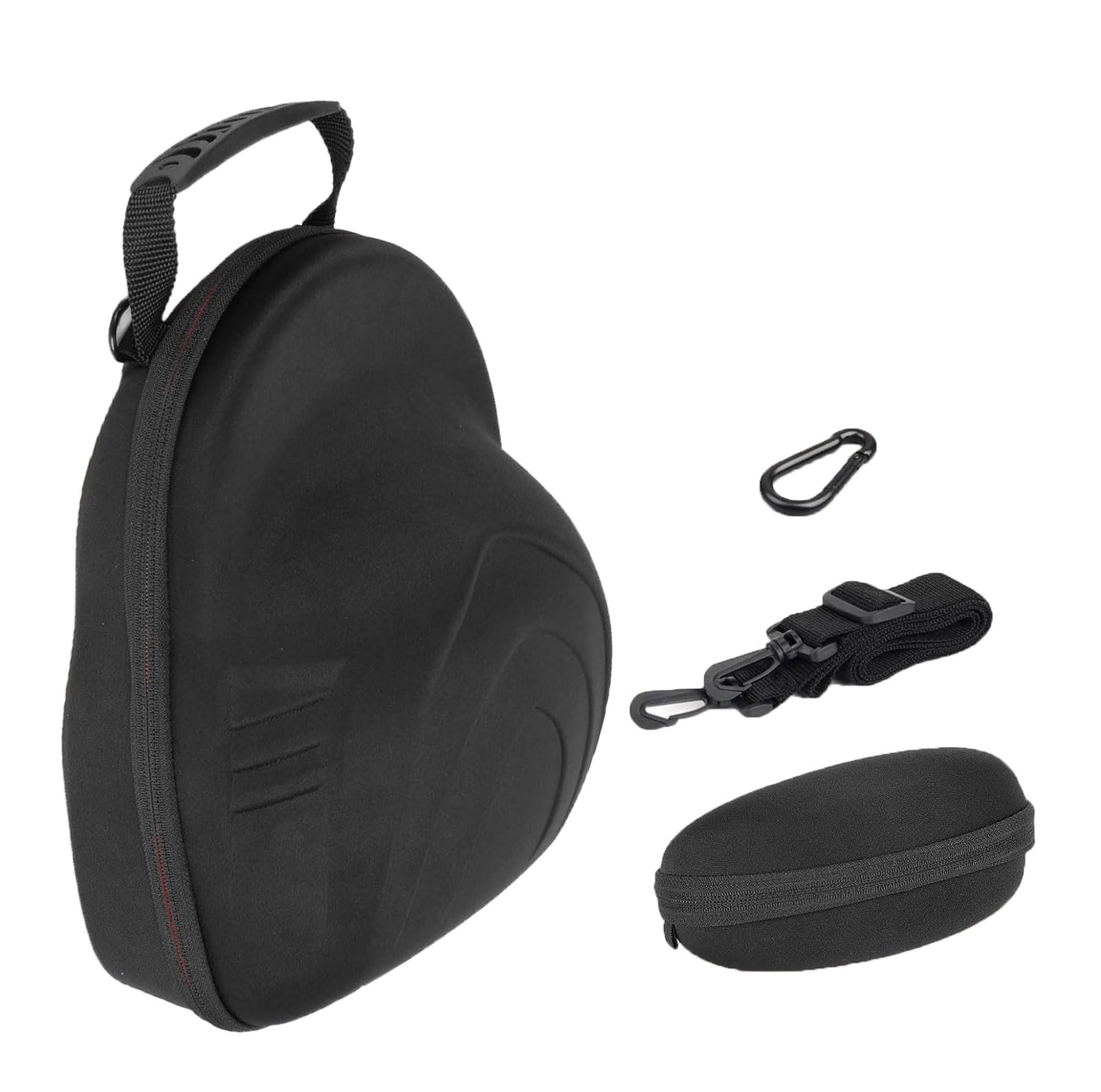 JSGHGDF EVA Cap Travel with Shoulder Strap Eyewear Case Holds 6 Hats Permanent EVA Cap Protector