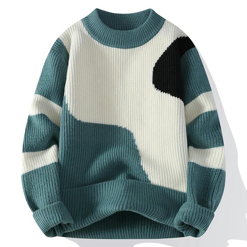 Pull décontracté à col rond pour homme aux finitions premium - 7