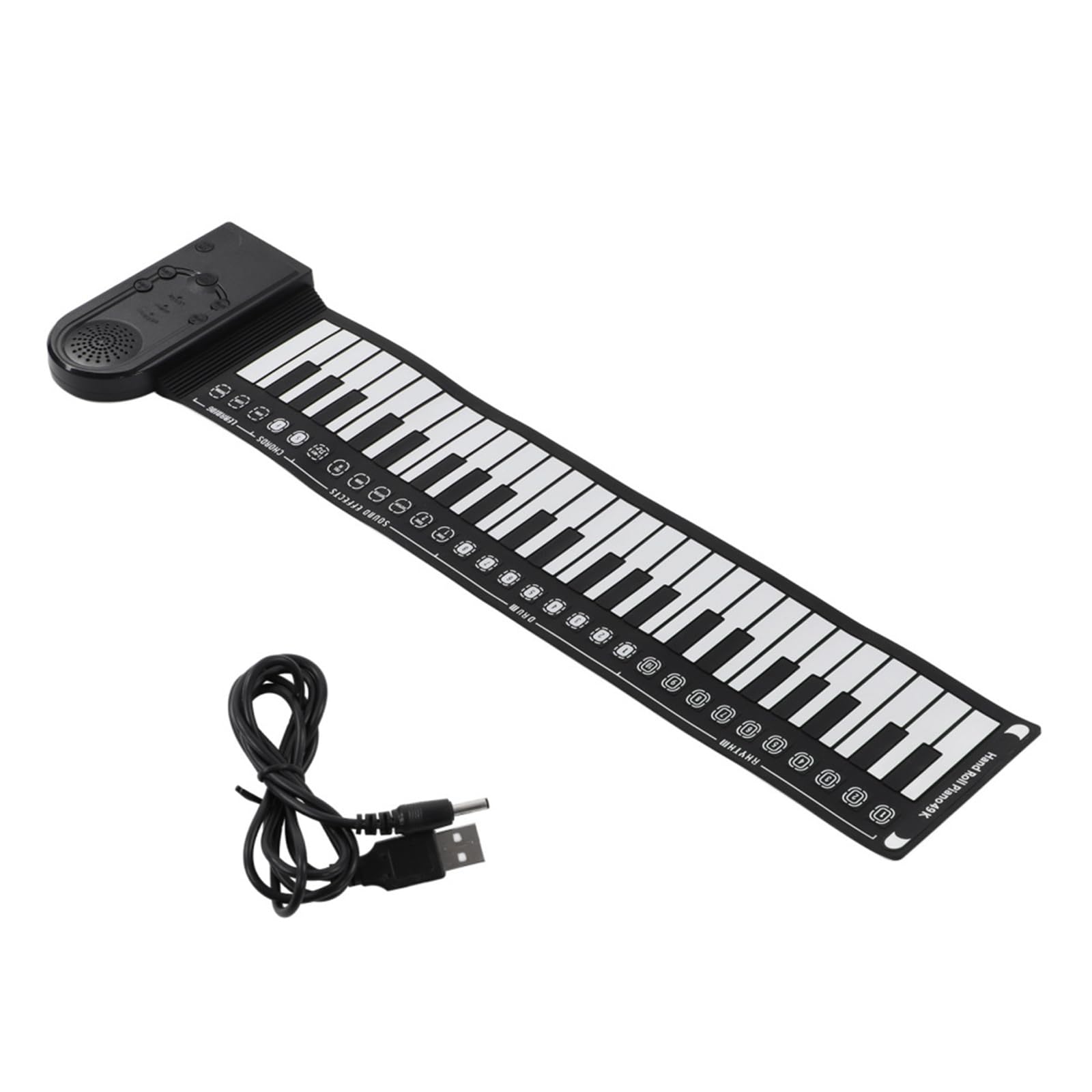 Multifunzionale 49 Pianoforte Pieghevole Portatile Strumento Musicale Elettronico per Principianti Bambino Adulto Pieghevole Portatile Elettron