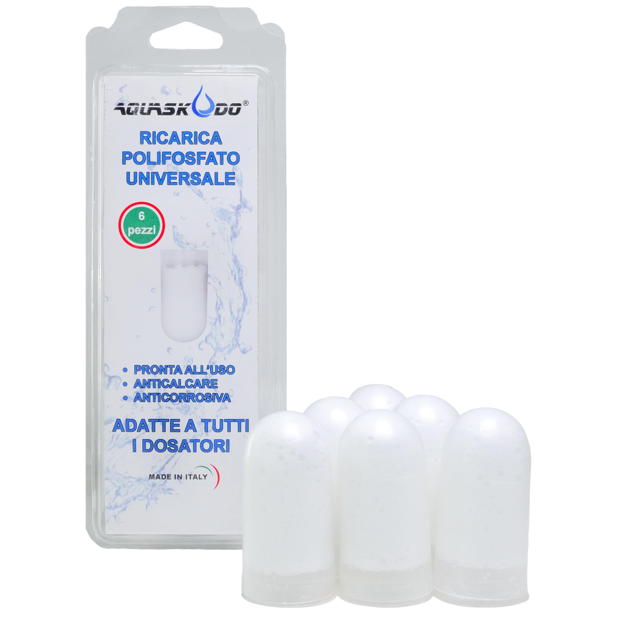 Ricariche Polifosfato Eurocali Per Filtro Acqua - 6 Pezzi 1/2", Protezione Anticalcare E Anticorrosione - Foto 6