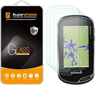 Supershieldz (3 Pack) Designed for Garmin Oregon 600 600t 650 650t 700 750 750t Tempered Glass Screen Protector, Anti Scratch, Bubble Free