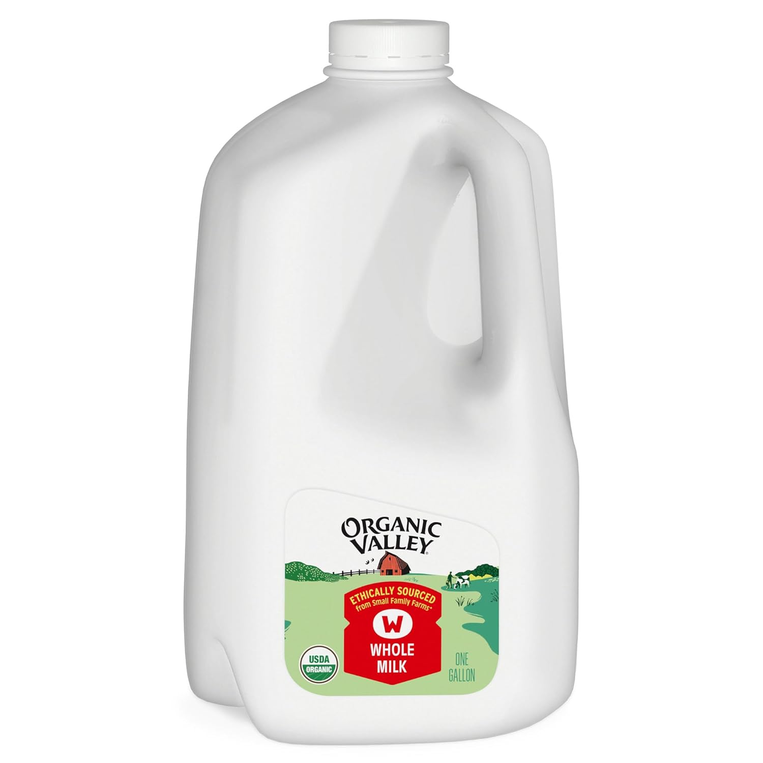 Organic Valley Organic Whole Milk Gallon - Pasture Raised, Ultra Pasteurized, USDA Organic, 128 oz Creamy Goodness