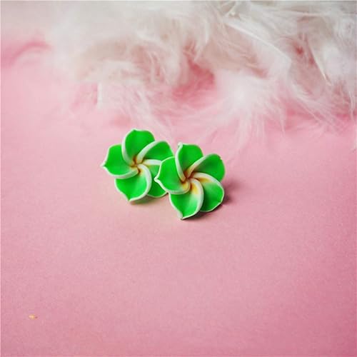 Miniatura 3 de Healifty Accesorios de girasol, 20 unidades, arcilla polimérica, espaciador de flores de plumeria, cuentas sueltas, abalorios florales para hacer