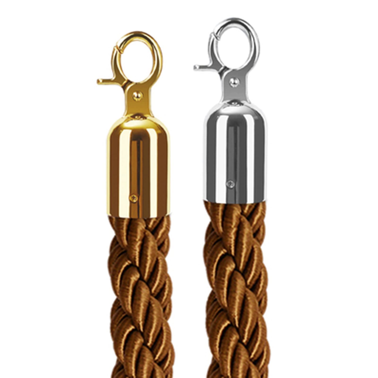 Barriera Con Corda Rossa 1,5 M Per Controllo Folla - Con Ganci In Lega Di Zinco Per Hotel, Ristoranti, Cinema - Foto 5