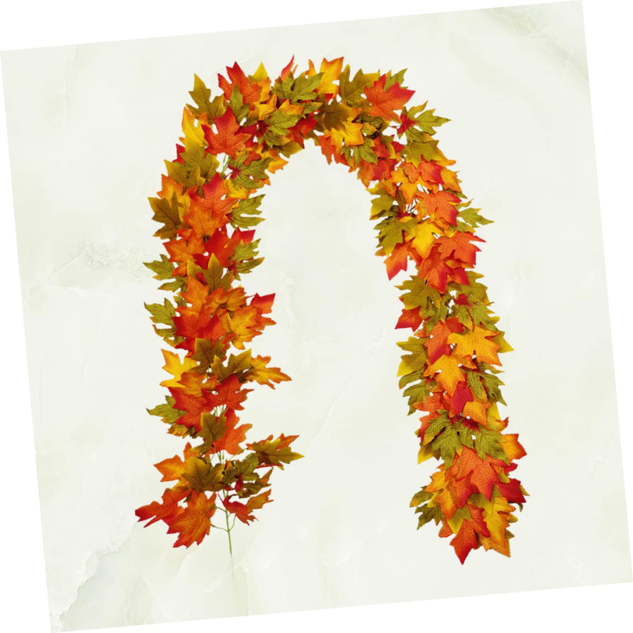 DECHOUS 1pezzi Vite Decorativa Artificiale Foglie Acero Decorazione Autunnale Per Halloween e Ringraziamento Per Pareti Porte e Specchi Simulazione Realistica Di Foglie Acero Rosse e