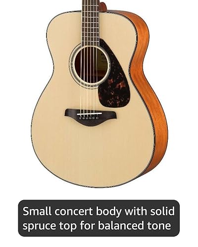 Amazon.com: YAMAHA FS800 Small Body Solid Top Acoustic Guitar