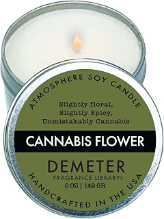 DEMETER Cannabis Flower Soy Candle by Fragrance Library