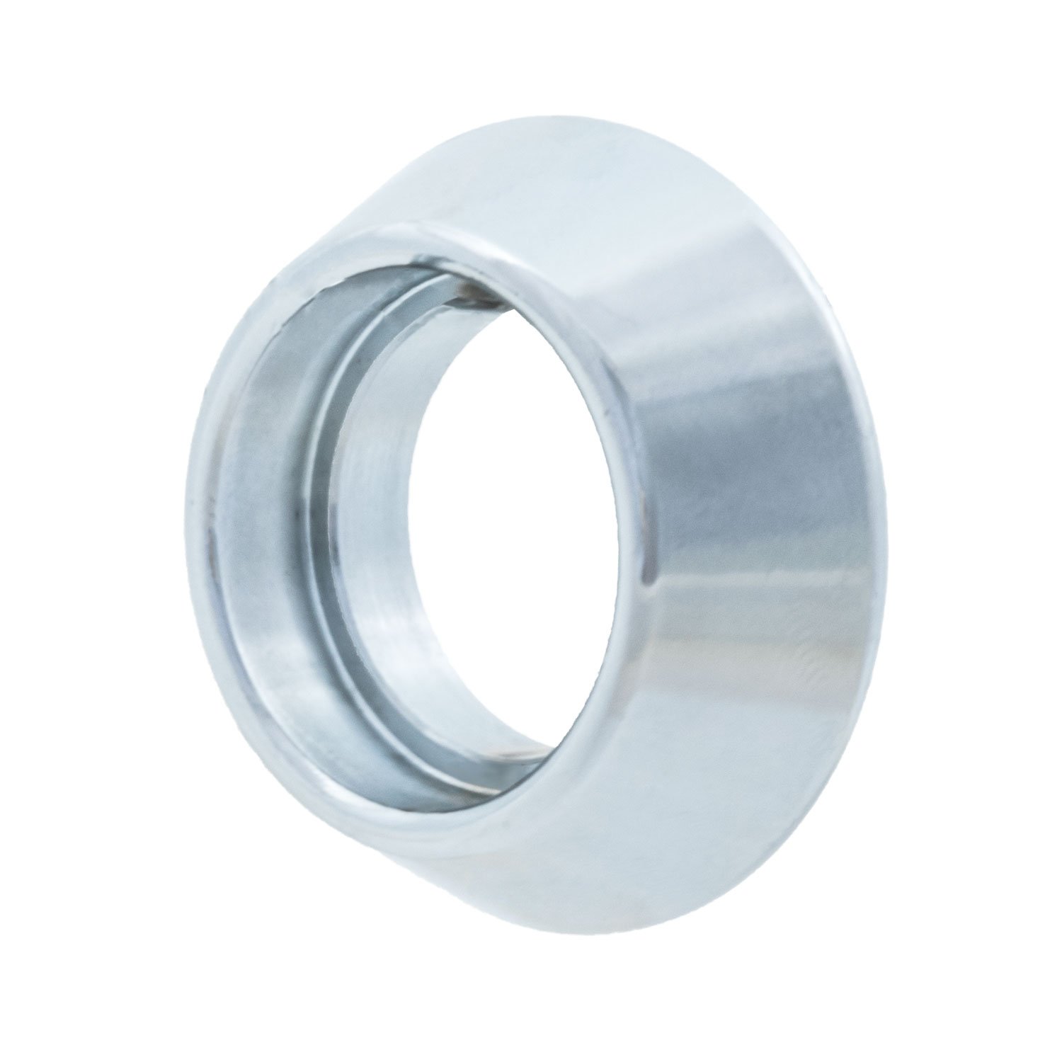 FJM Security High Security Lock Collar for Cam Locks with Chrome Finish