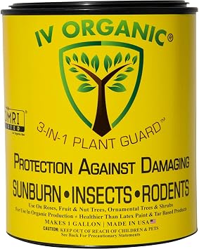 IV Organic 3-in-1 Plant Guard, Gallon White