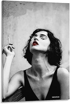 デビル★トイレ★タバコ★喫煙★メキシコ★絵画★アート★壁掛け★悪魔★ビンテージ Amazon.co.jp: クールでカッコイイ！大人の女性がタバコをふかす