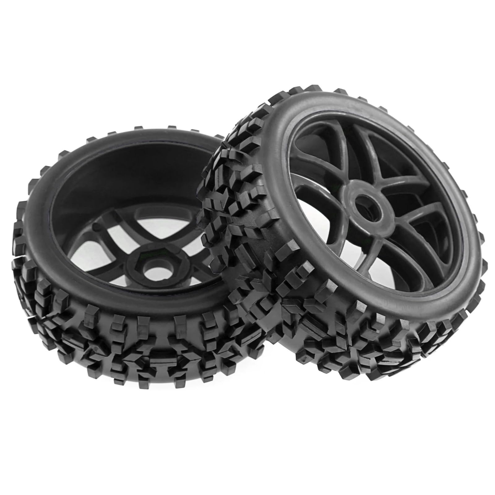 para Arrma para Typhon 3S 6S para Kyosho para Losi para Traxxas para Redcat para Buggy 1/8 4 Uds OD,72 "Ruedas Neumáticos Goma Llantas Hexagonales 17mm RC Juego NeumáTicos Ruedas RC