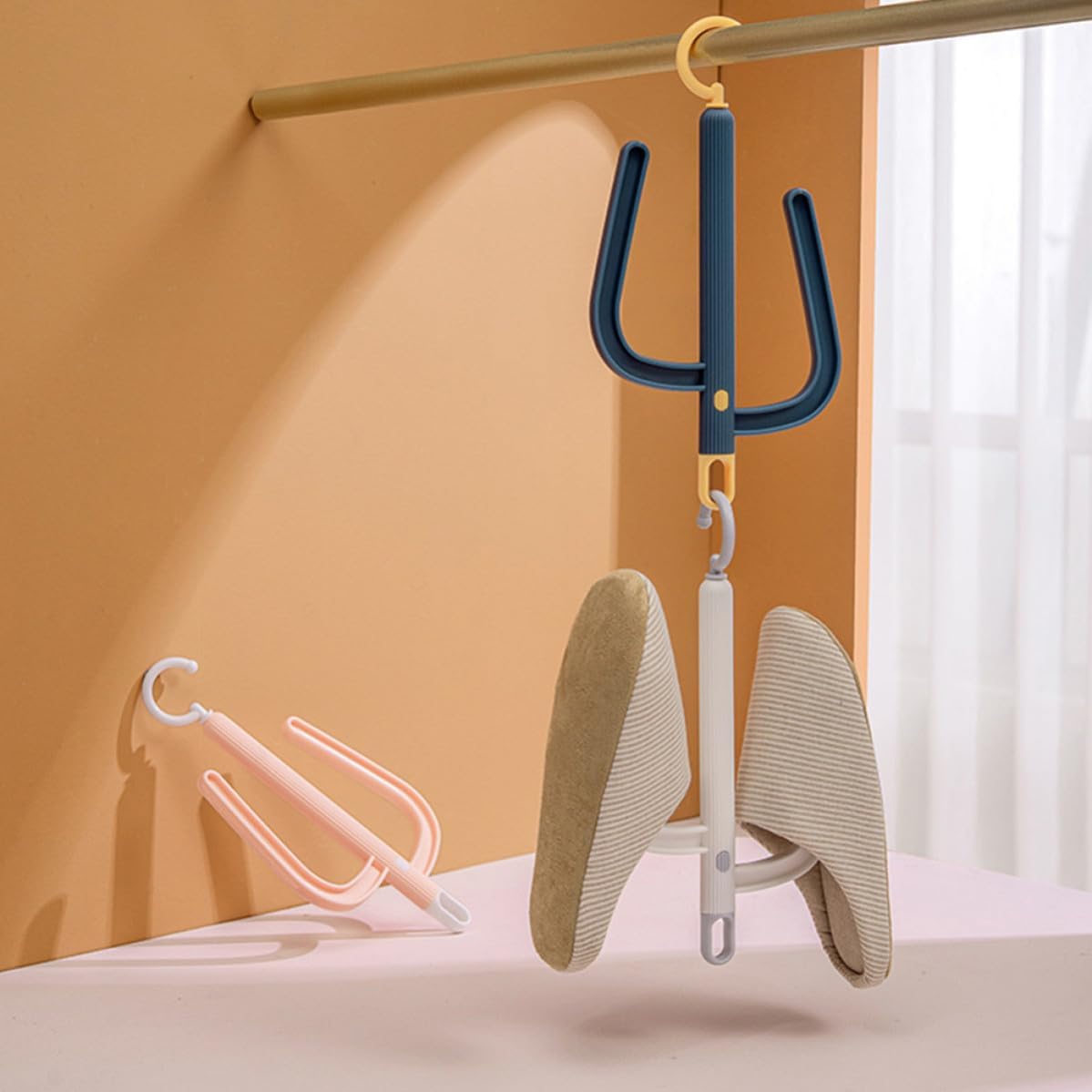 COHEALI Multifunction Shoe Hanging Hook with Tail Hook Design, ABS Plastic