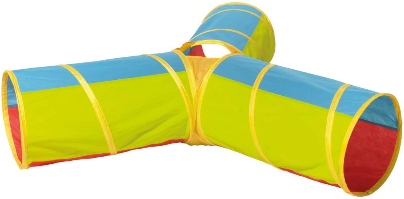 KiddyPlay Pop-up 3 Way Play Tunnel - Indoor or Outdoor Toy Tent For Kids