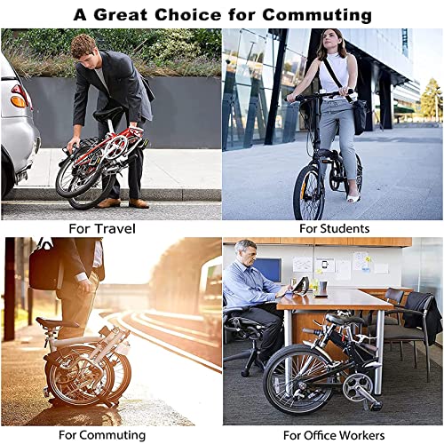 Kabon Folding Bike For Adults, Carbon Fiber Mini Compact Folding Bike For Women Commuters City Foldable Bicycle 20Inch Wheel (Chameleon Green) #TOP7