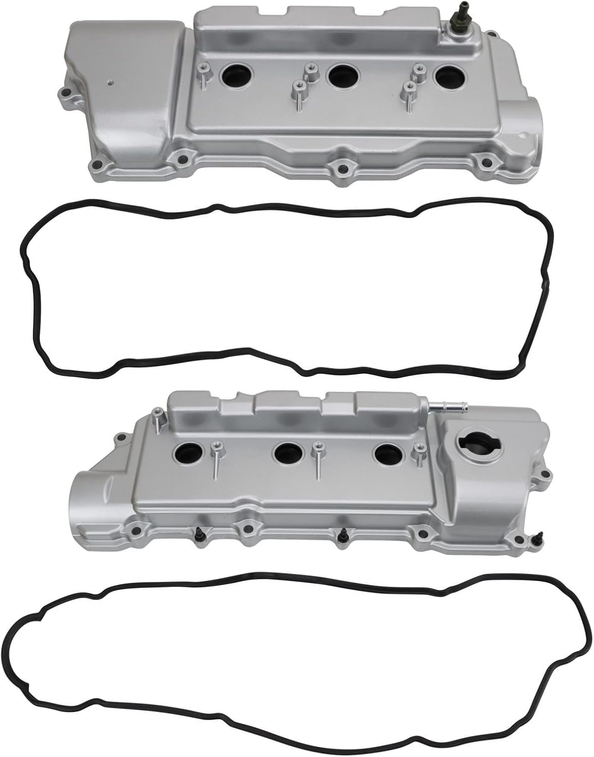 TRQ Driver & Passenger Side Valve Cover Set Compatible with 2002-2003 Lexus ES300 2004-2006 ES330 2001-2003 RX300 RX330 2006-2008 RX400h Toyota Avalon Camry 2001-2010 Highlander Sienna