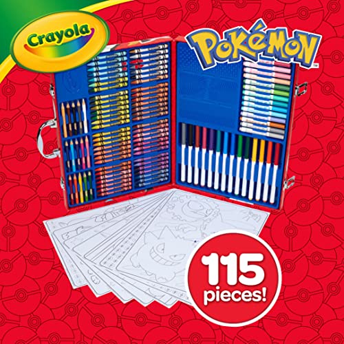 Crayola 042925 Pokémon Imagination Art Set (115Pcs), Kids Art Kit thumb #3