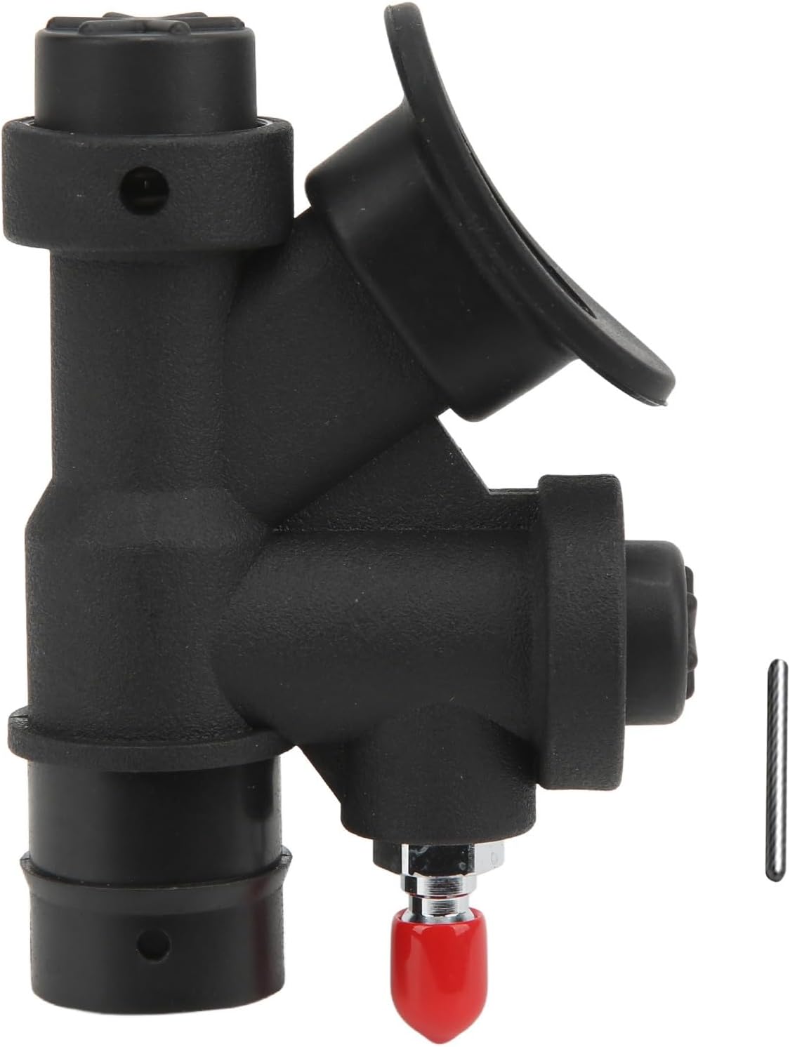 Qqmora Diving Universal 45 Degree K Shaped Valve Oral Power Inflator Easy Install Nylon Copper Material Back Flying Dive Valve Relief Valve