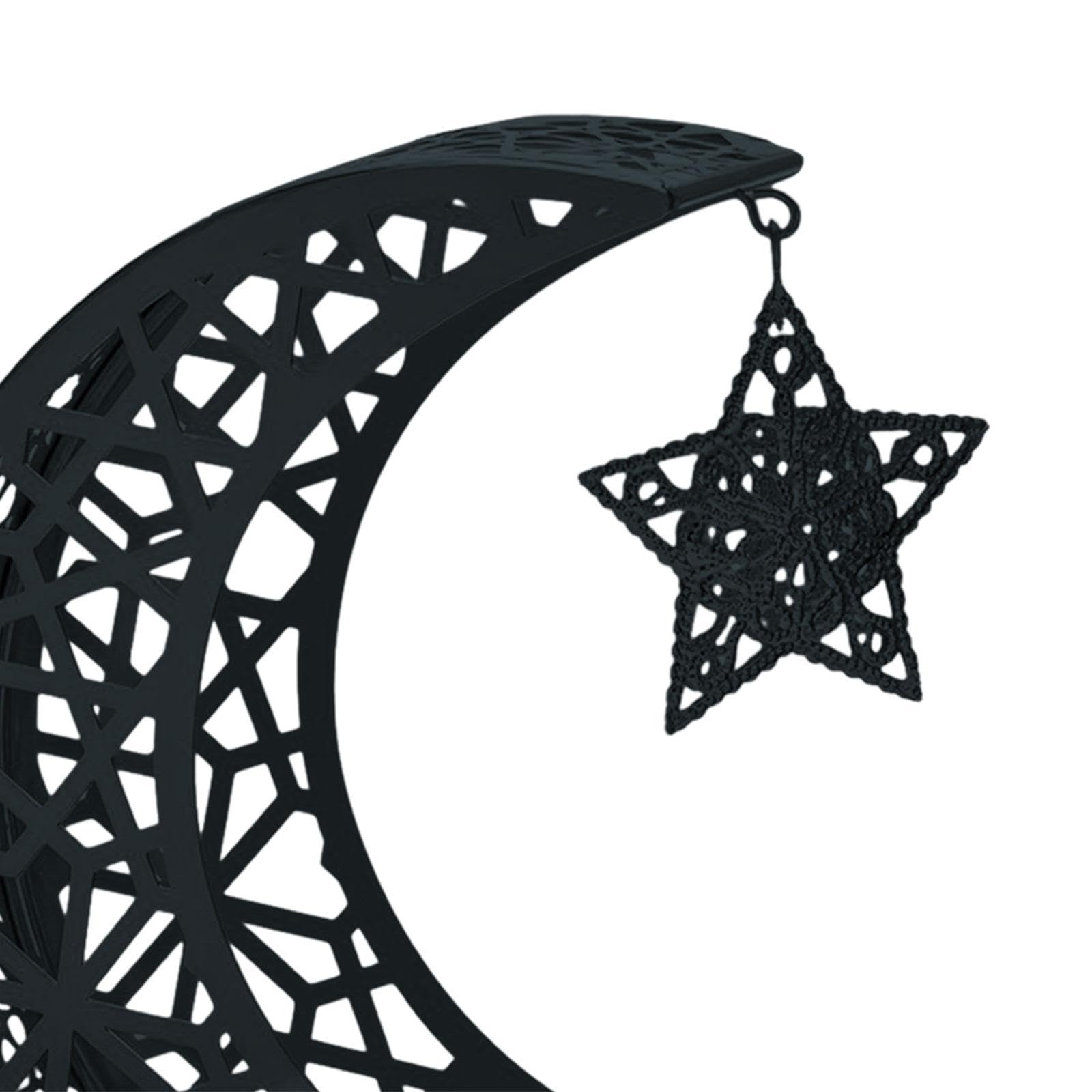Ramadan Tray Plates Ramadan Moon Star Dinner Plate for Mubarak Home Festival Black S|Home & Garden|Kitchen, Dining & Bar|Dinnerware & Serving Dishes|Trays