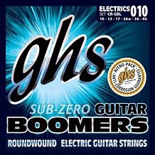 GHS Strings - SUB-ZERO BOOMERS ELECTRIC GUITAR STRINGS - CR-GBL Set, Light, Electric Guitar Strings CR-GBL SET 010-046