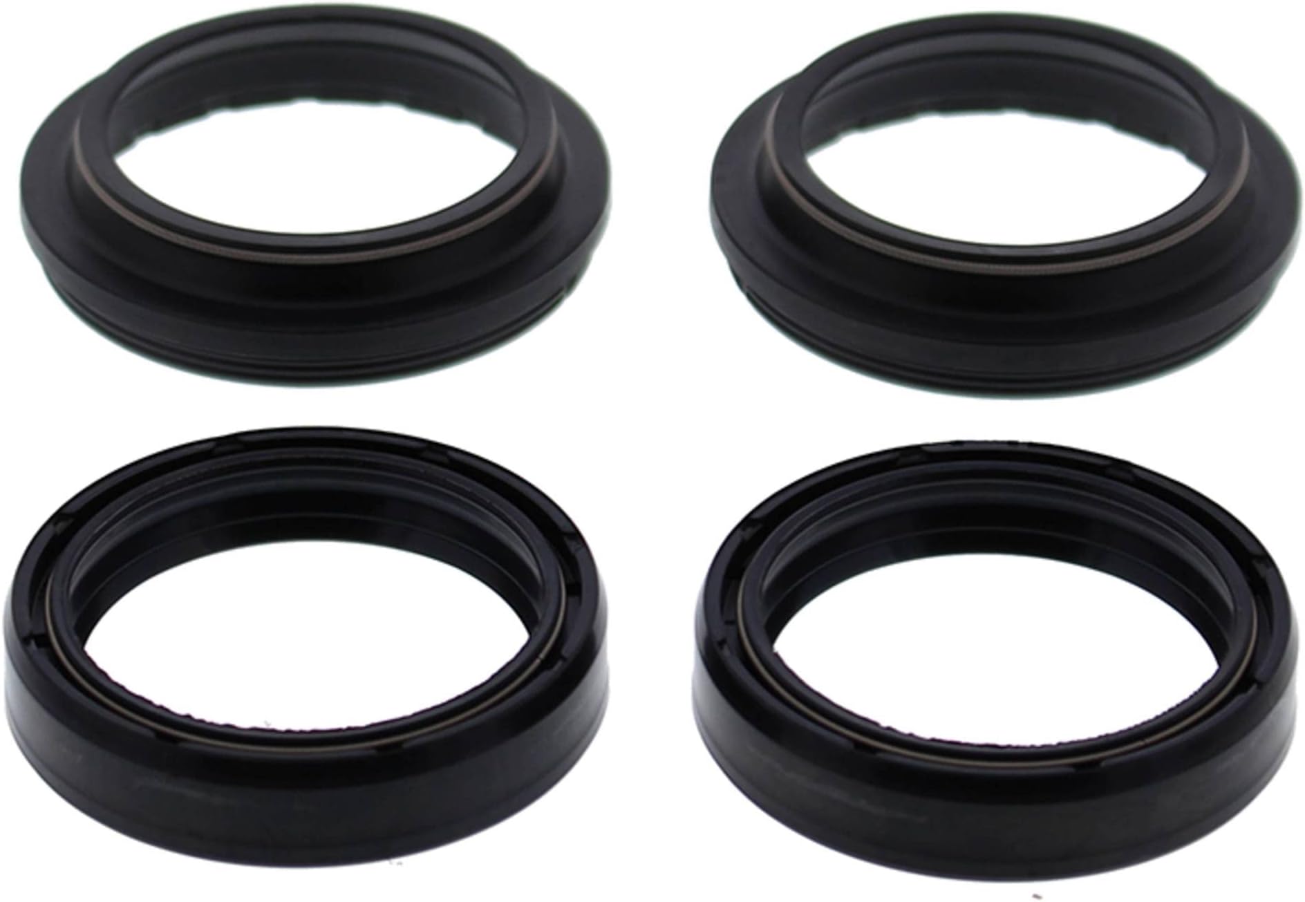 All Balls Racing 56-188 Fork and Dust Seal Kit Compatible with/Replacement For Ducati Hypermotard 796 2010-2012, Monster 1100 Evo 2012-2013, Monster 1100 Evo Diesel 2013, Streetfighter 848 2012-2015