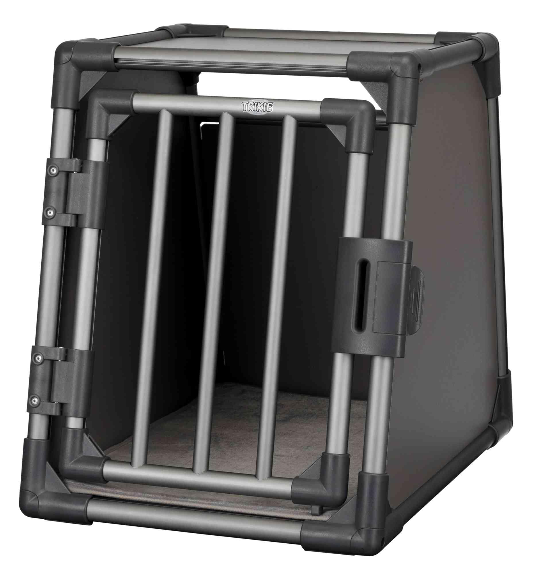 Trixie Aluminium Transport Box, 48 x 56 x 61 cm, Graphite