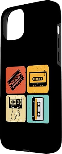 Miniatura 16 de Cassette Tape Music 70s 80s 90s Retro Playlist Case for iPhone 16 Pro Max