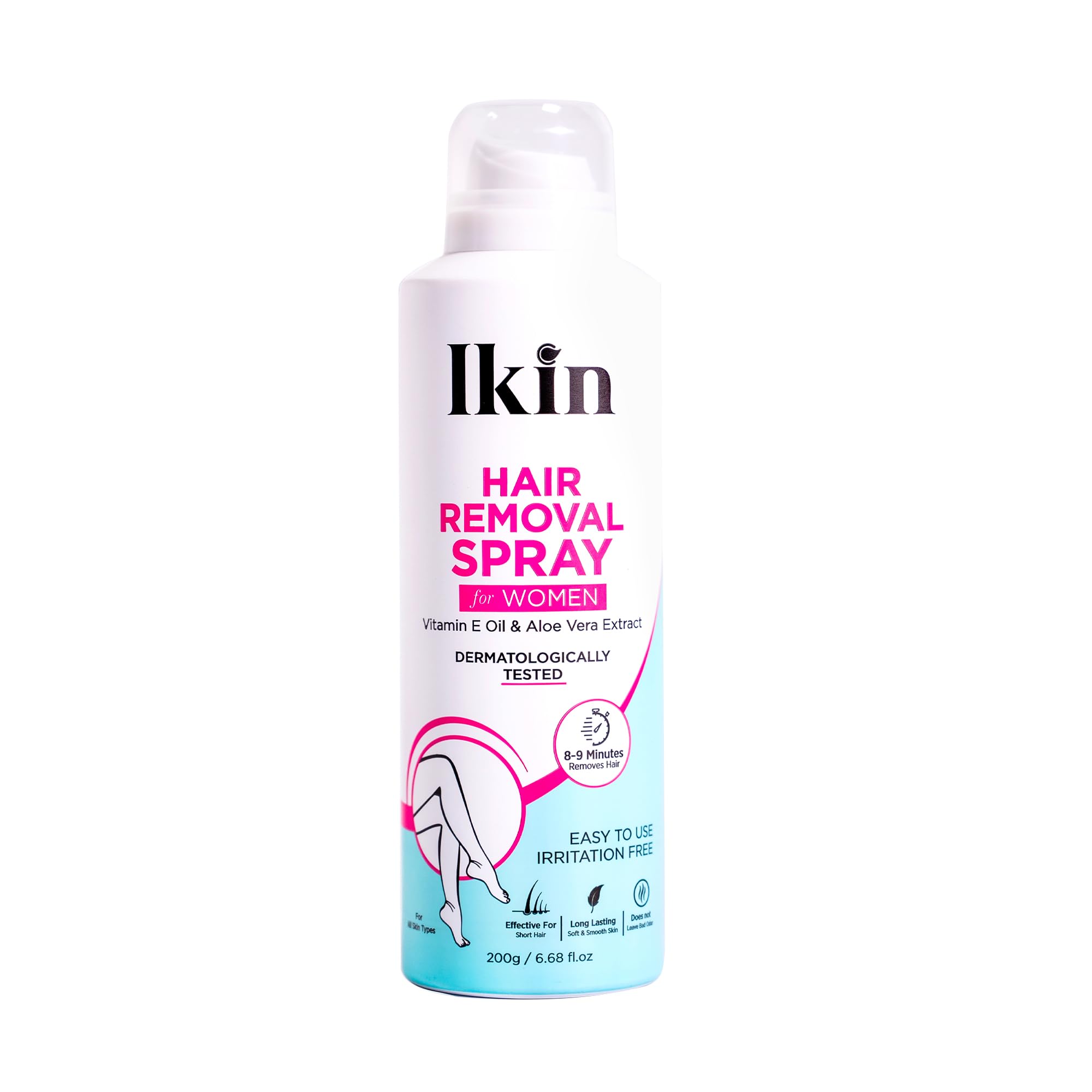 Ikin Hair Removal Spray for Women, 200gm | Vitamin E Oil & Aloe Vera Extract | Quick & Painless Hair Removal Spray For Armpits, Legs, Arms & Intimate Areas | Dermatologically Tested (B0CHML5D6D) Amazon Price History, Amazon Price Tracker