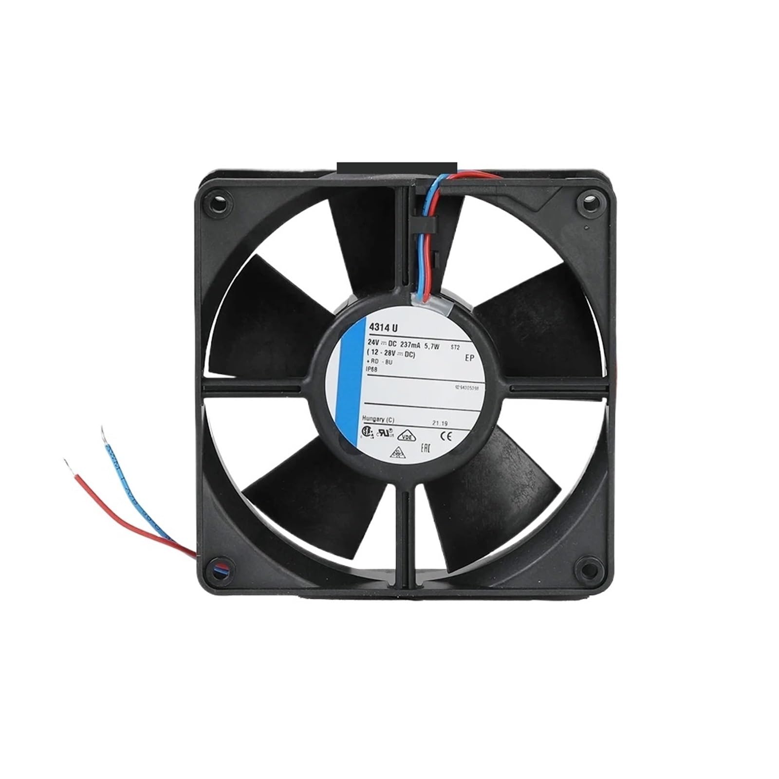 Axial fan 4314U 120*120*32MM 24VDC 5.7W 2800RPM IP68 radiator Case cooling