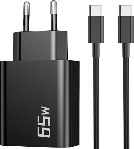 60W/65W Cargador USB C Carga Rapida para Samsung Galaxy S26 Ultra S25 | para Samsung Galaxy S24 S23 S22 FE 5G A57 A56 A55 A16, Note 20 10, Tab S11, Adaptador Super Fast Charger Enchufe + 2M Cable
