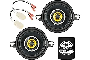 Speakers 3.5 Inch for Chrysler 200 2015-2017, Upgrade Kit with Harness